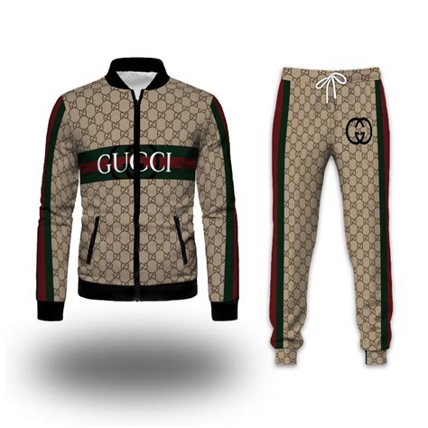 jogging gucci vert|Gucci tracksuits for men.